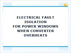 Electrical Fault Isolation in Overheating Converters